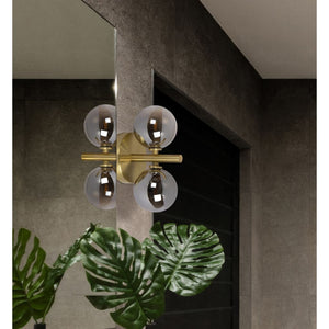 Notre Dame Design WS020 Barlo Wall Sconce Plated Satin Brass
