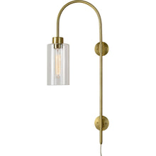 Load image into Gallery viewer, Local Lighting  Notre Dame Design WS054 DANIK Wall Sconce, Satin Brass Plated Finish