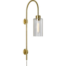 Load image into Gallery viewer, Notre Dame Design WS054 DANIK Wall Sconce Satin Brass Plated