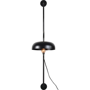 Notre Dame Design WS066 DRAY Wall Sconce Black Powder - Wall