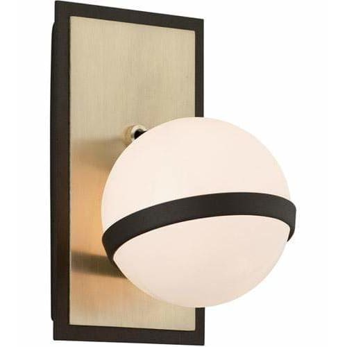 Local Lighting Troy Lighting B5301-Ace 1Lt Wall Sconce, TEXTURED BRONZE BRUSHED BRASS Wall Sconce