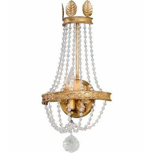 Local Lighting Troy Lighting B5361-Viola 1Lt Wall Sconce, DISTRESSED GOLD LEAF Wall Sconce